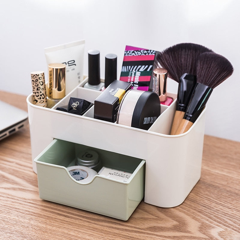 Plastic Makeup Organizers Storage Box Cosmetic