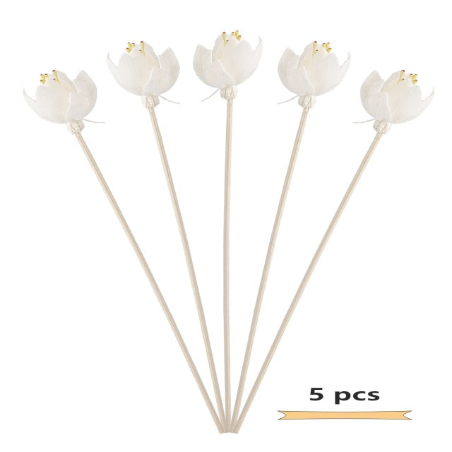 3pcs Flower Rattan Reeds Diffuser Non-fire Replacement